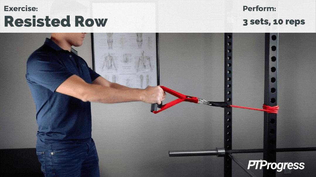 Low-row exercise