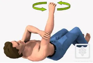 Supine shoulder circles